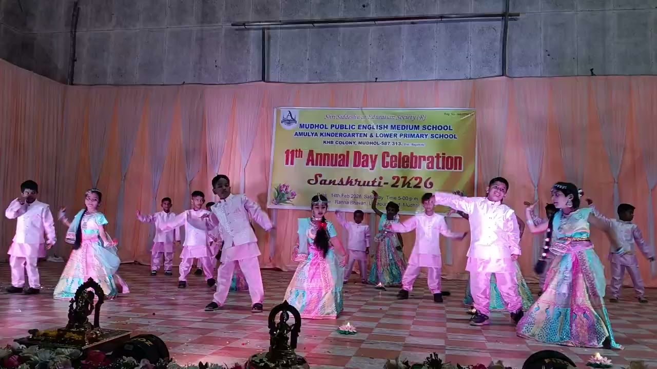 Deepavali dance, MPEM School Mudhol