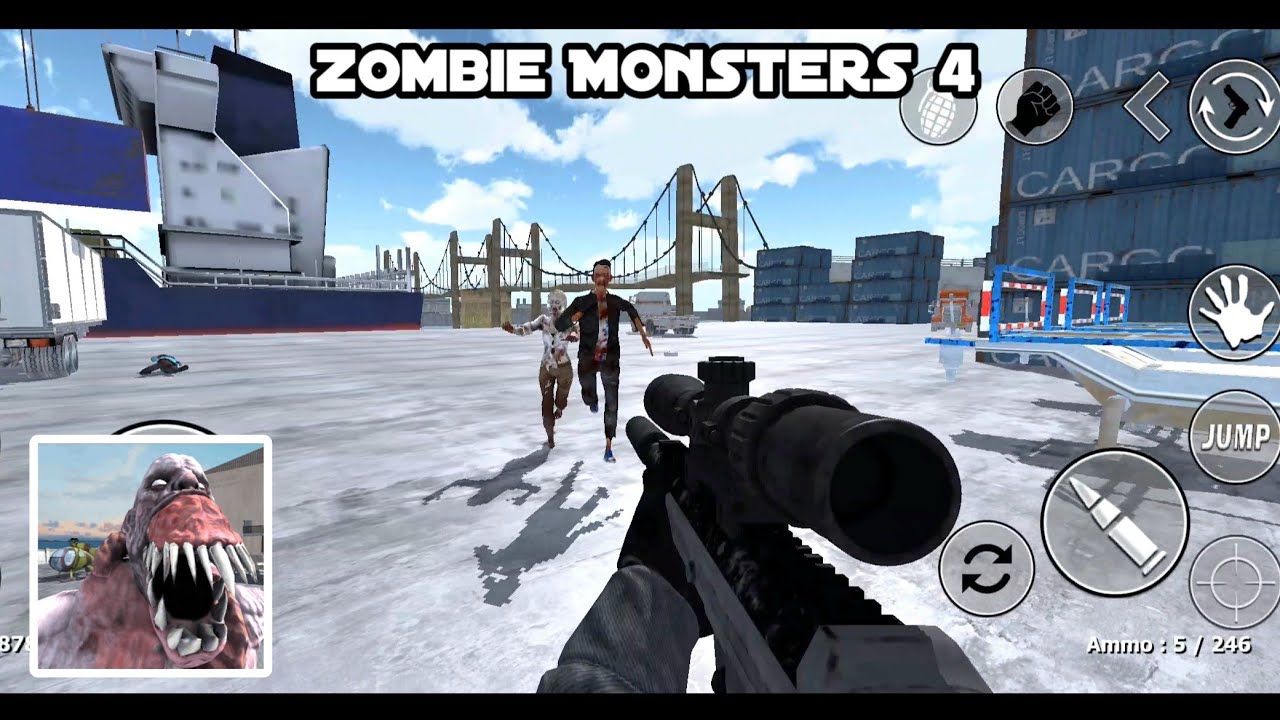 Zombie Monsters 4 - New weapons & New update level 18-22