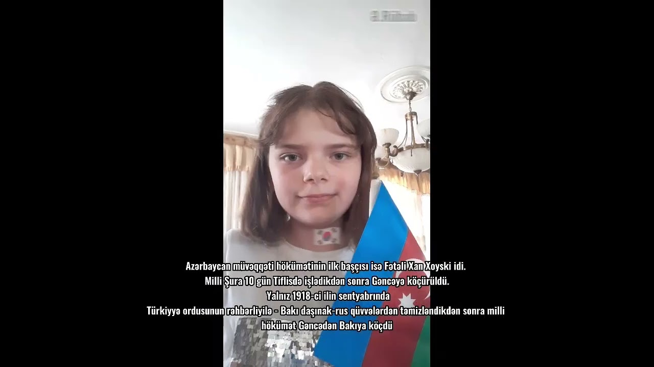 28 May-a özəl 295 nömrəli tam orta məktəbin 6b sinif şagirdlərinin hazırladığı video🇦🇿