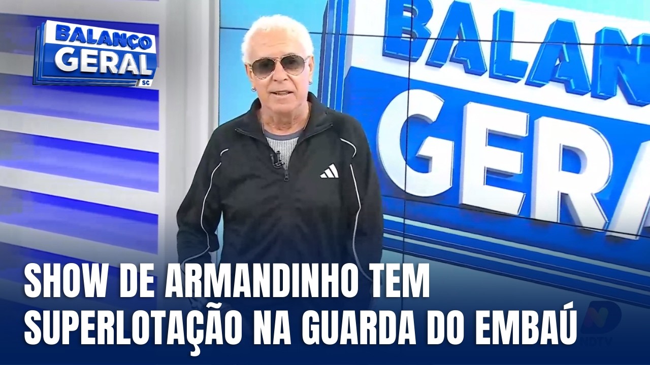 Destaque Cacau Menezes - Guarda do Embaú recebe grande público em show de Armandinho