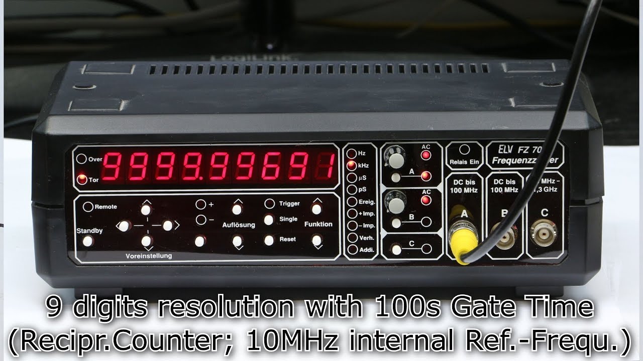 Achieving 12 Digits Resolution with a Frequency Counter