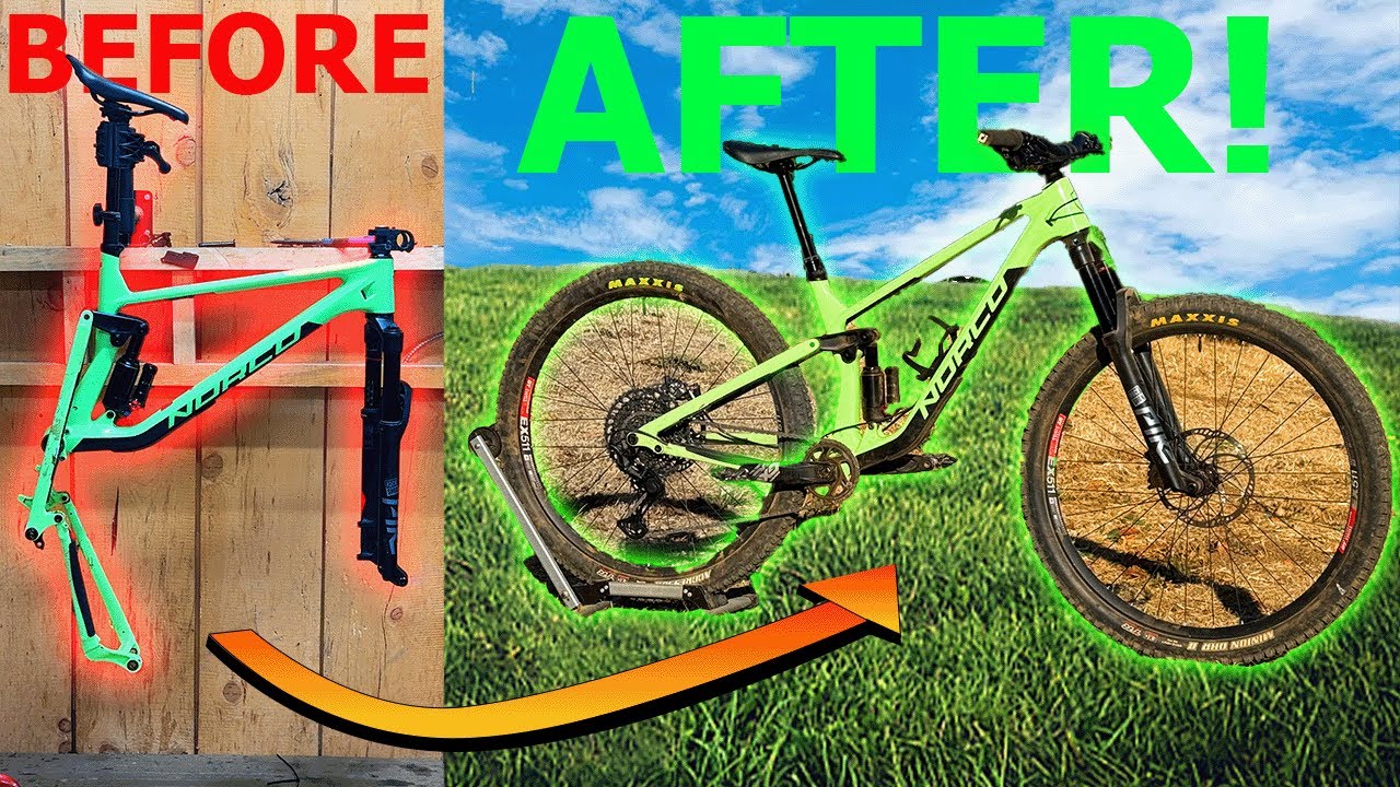 How I Turned This BROKEN Carbon Norco Optic Frame Into Racing Machine!