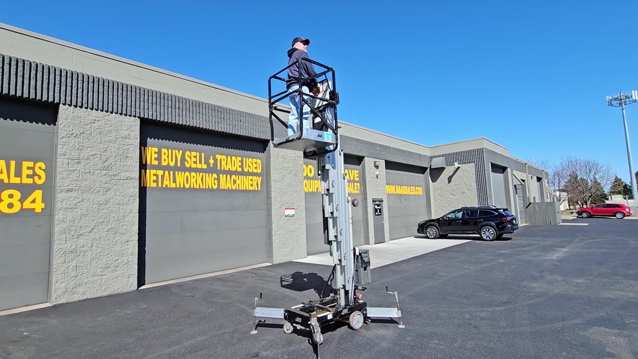 JLG Model: 30AM Push Around Vertical Mast Lift Battery Operated