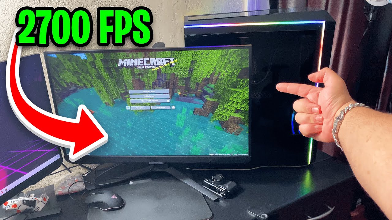 How fast does Minecraft run on a I9 and a RTX 3090TI
