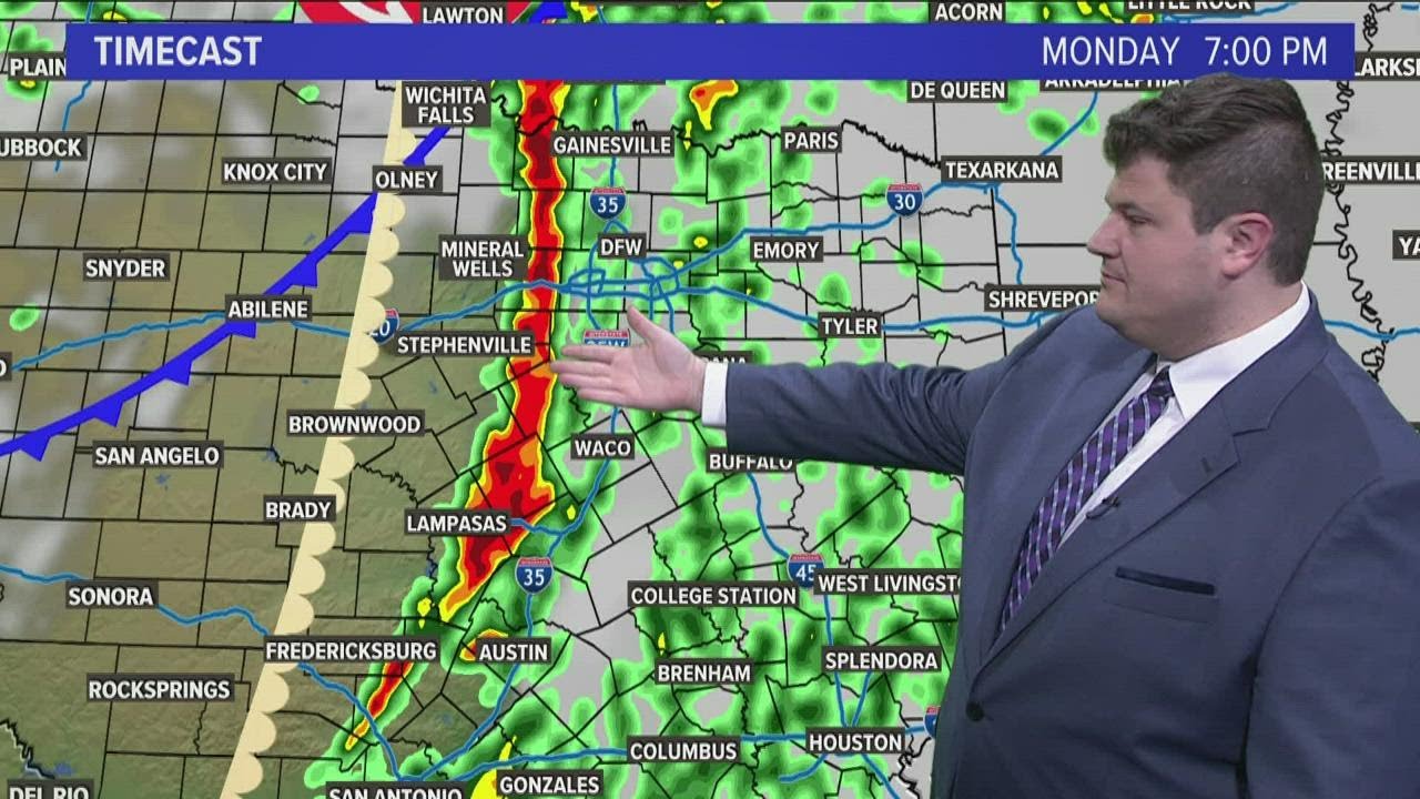 DFW weather: High fire danger in parts of North Texas Sunday, next rain chances Monday