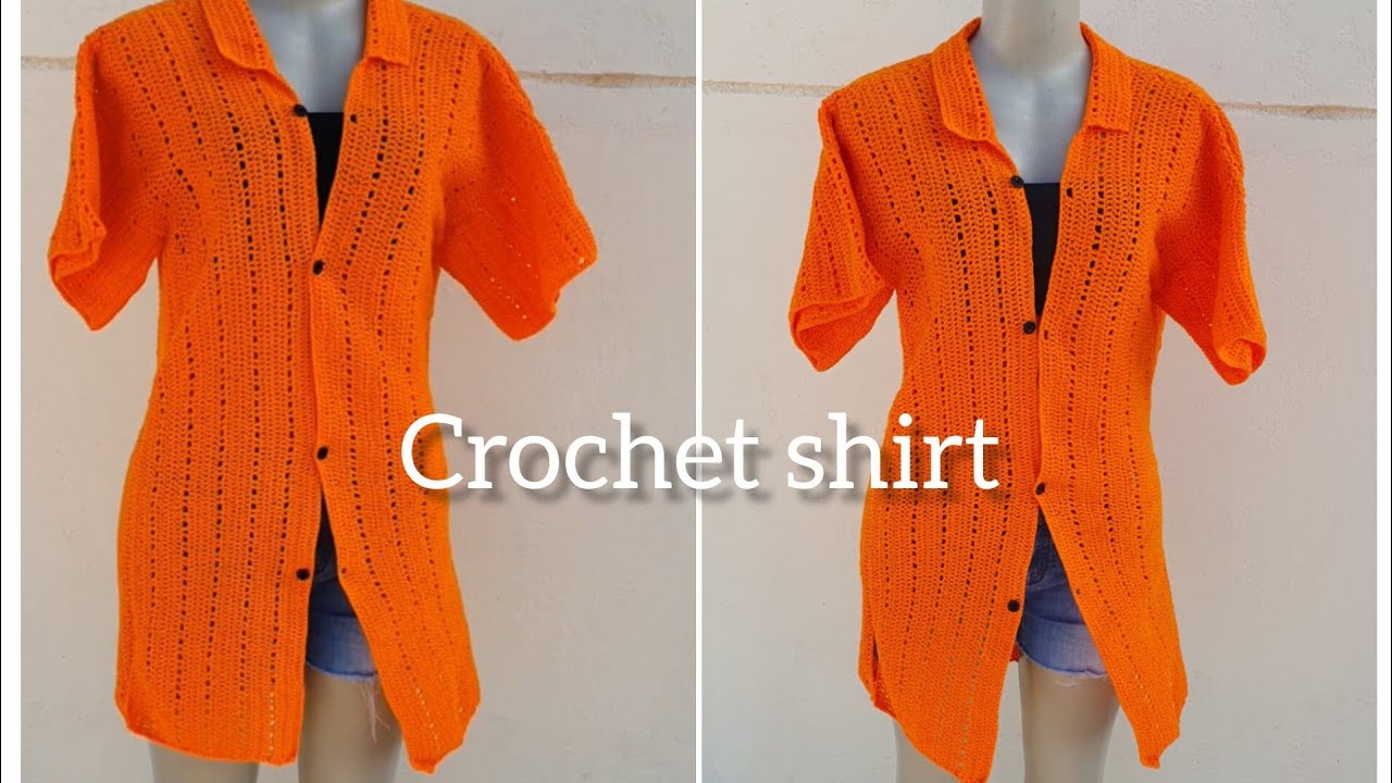 Easy crochet shirt tutorial 