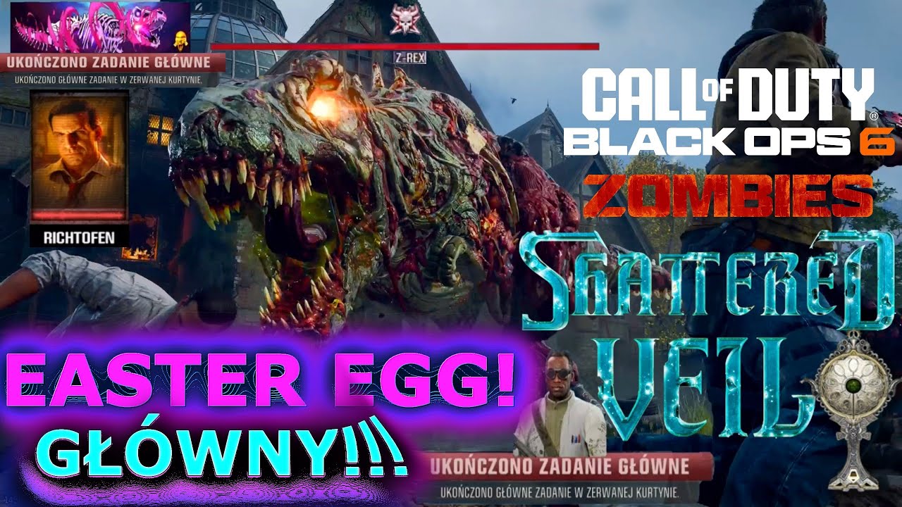 Black Ops 6 Zombies ZERWANA KURTYNA Jak Zrobić Główny Easter Egg! & Nagroda Doktor Śmierć