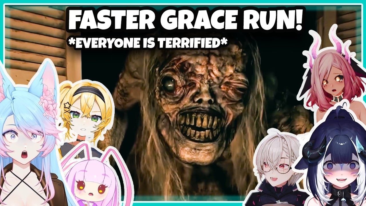 Vtuberzy grają w Resident Evil 9 Requiem: pierwsza reakcja na Jumpscare (kompilacja)