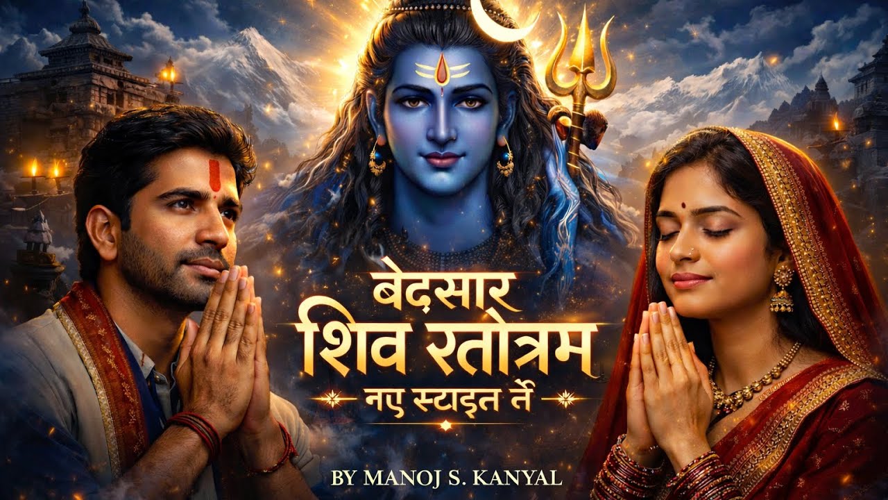 वेदसार शिव स्तोत्रम| male version| NEW STYLE |Shiv bhajan #Bhajan #shivbhajan