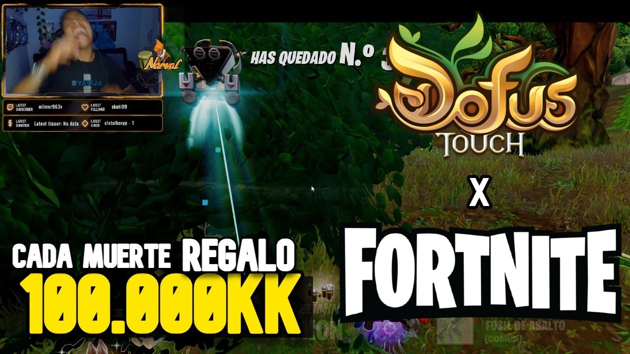 CADA MUERTE = KAMAS GRATIS 😳💰 | FORTNITE x DOFUS TOUCH | Narval