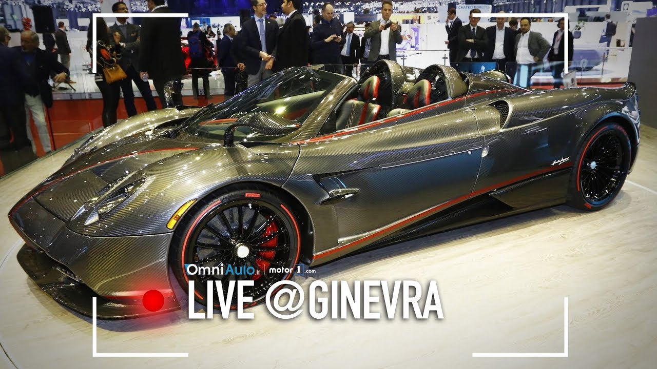 Pagani Huayra Roadster, carbonio ovunque! | Salone di Ginevra 2018
