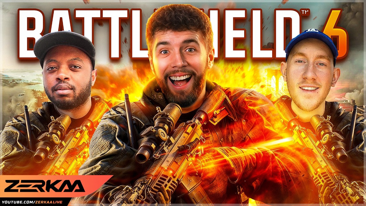 Playing BATTLEFIELD 6 For The First Time with Klutch, Louu & Ste
