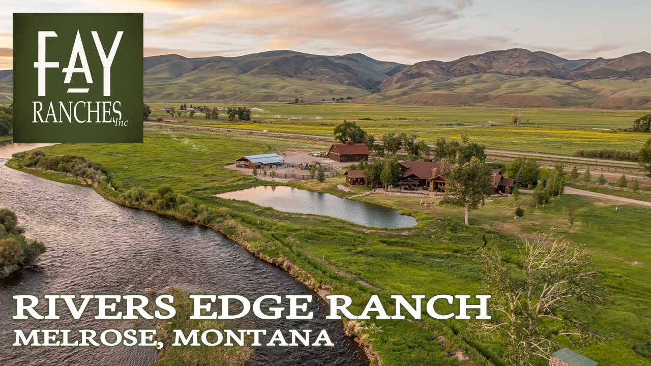 Montana Luxury Home For Sale | 9,322&plusmn; SF | Rivers Edge Ranch | Melrose, MT