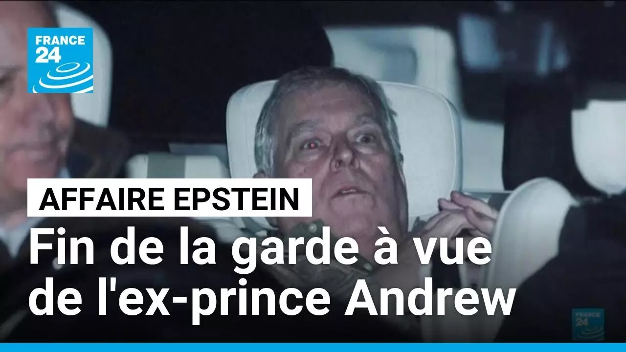 L'ex-prince Andrew, accusé d'avoir fourni des documents confidentiels à Epstein, est relâché