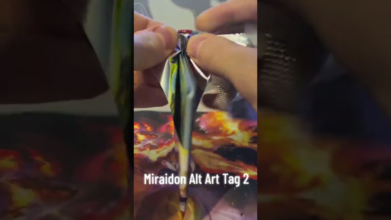 Tag 2 Miraidon Alt Art aus Pokemon Karmesin und Purpur zu ziehen 👑#pokemon #pokemoncards #pokemontcg