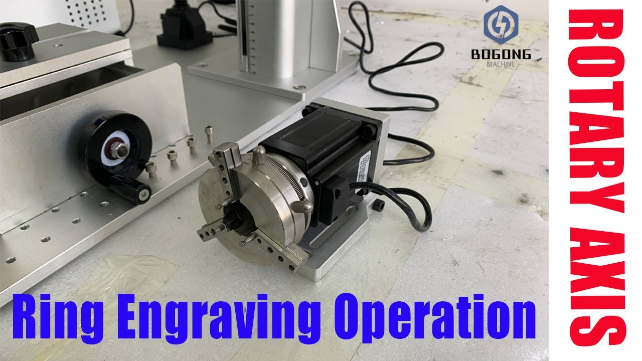 Ezcad2 rotary axis operation: how to engrave inner side or outside of rings I ring laser engraving