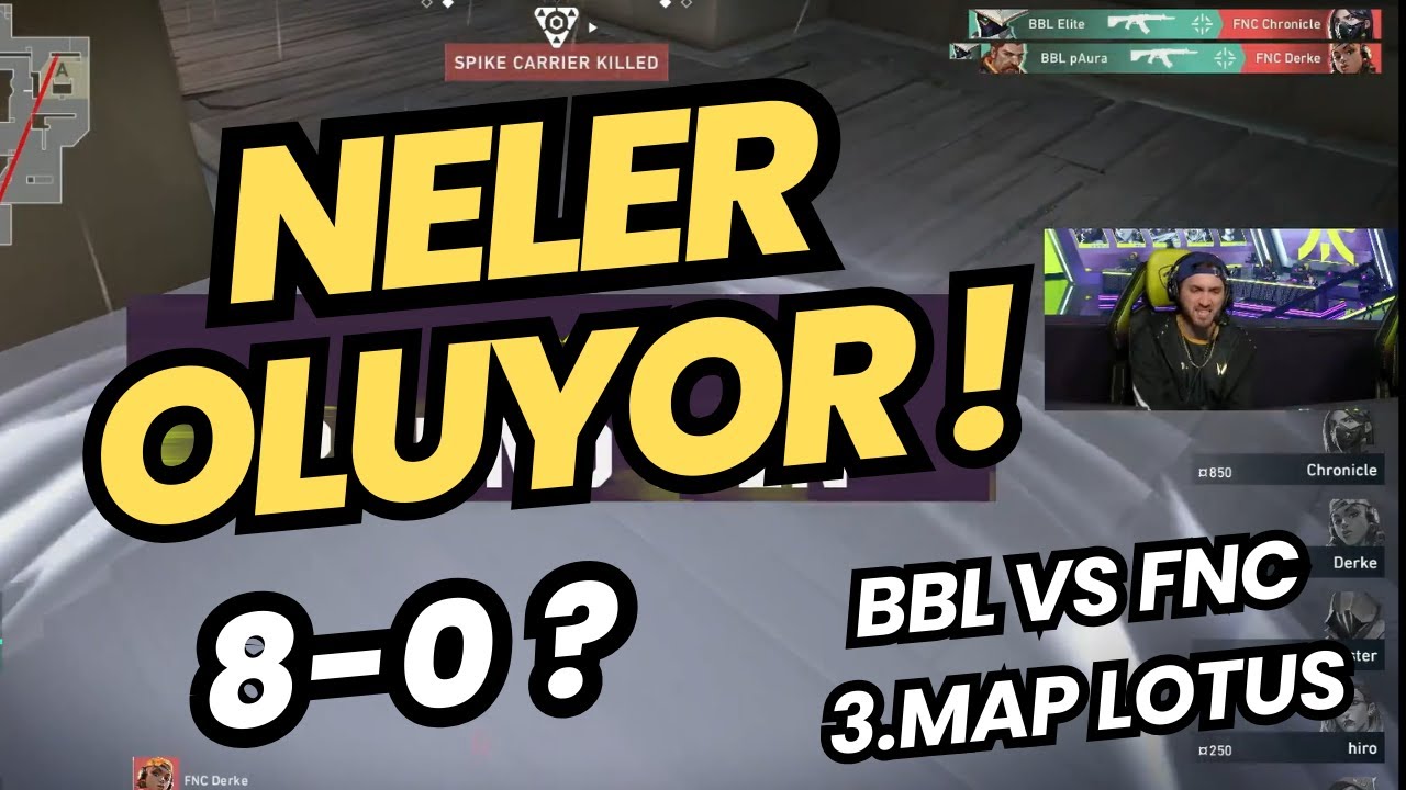 FERİT GÖZÜNDEN BBL VS FNC YOK BÖYLE HARİTA ! 3.MAP LOTUS |  VALORANT EMEA STAGE 2 !