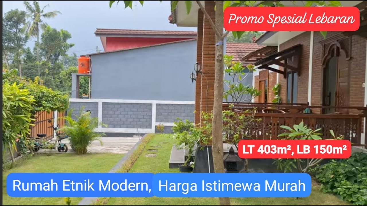 TERJUAL.... Harga istimewa MURAH. Rumah etnik prambanan dijual cepat khusus untuk yg serius.