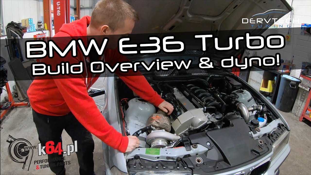 BMW E36 328i *TURBO* M52 walk around, and dyno tuning session @ E36Tuning.co.uk