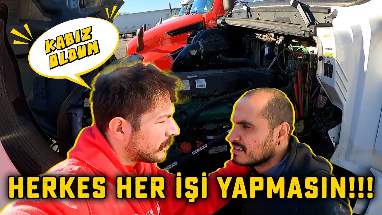 Amerika'da Tırcı Olmak Kolay mı? Bence degil!! ABD'ye Savaşmaya gelmiş Gençler....