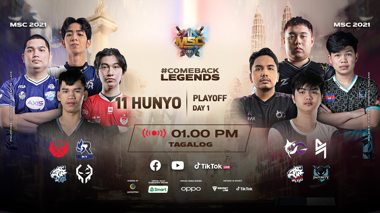 [Tagalog] MSC Playoff Day 1 | MLBB Southeast Asia Cup 2021