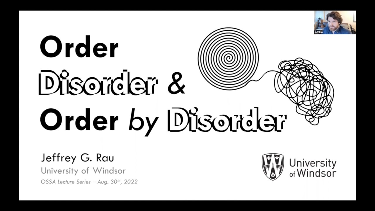 OSSA Lecture Series: Dr. Jeffrey Rau, University of Windsor