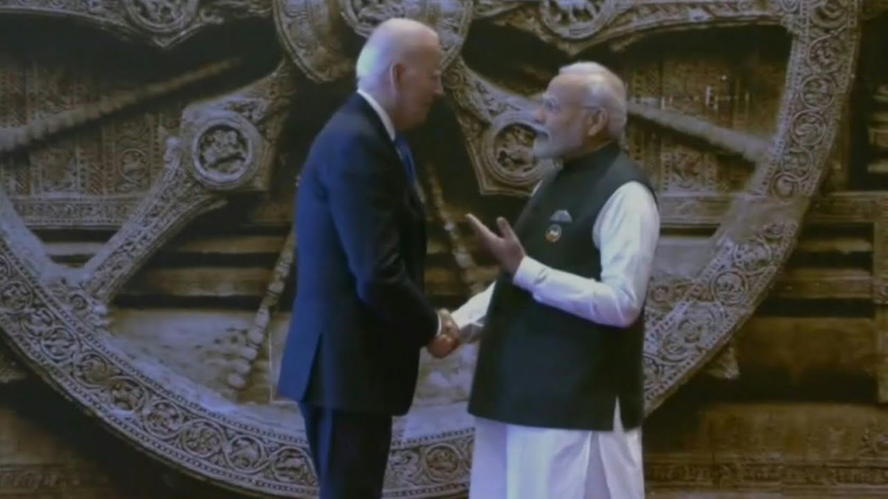 Biden arrives at G20 venue, shakes hands with Modi | AFP