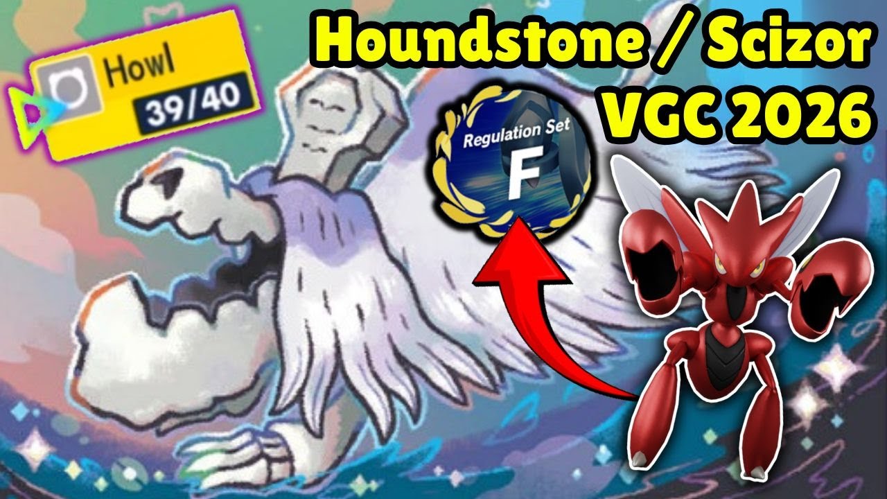 ВОЙ! Хаундстоун и Сцизор! Pokemon VGC 2026 Reg F Competitive Showdown Wifi Battles