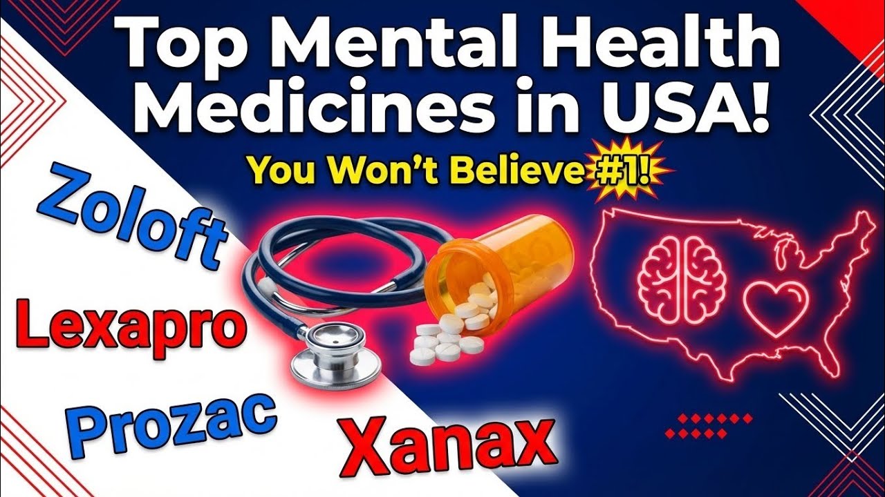 Most Used Mental Health Medicines in America | Uses, Side Effects & Brain Effects