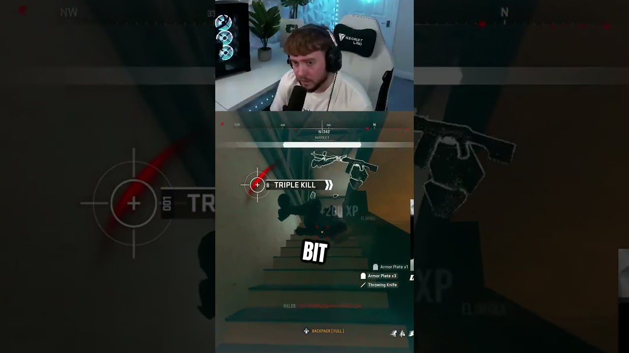 WHEN ZYRO PLAYS WITH KNIVES..🥶 #warzone2 #callofduty #shorts #zyro