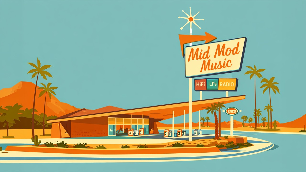 1960'S ATOMIC LOUNGE JAZZ | GAS STATION MUSIC