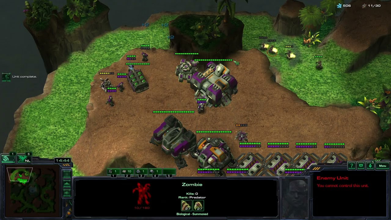 Starcraft 2 Arcade Map Zombie Defense #19