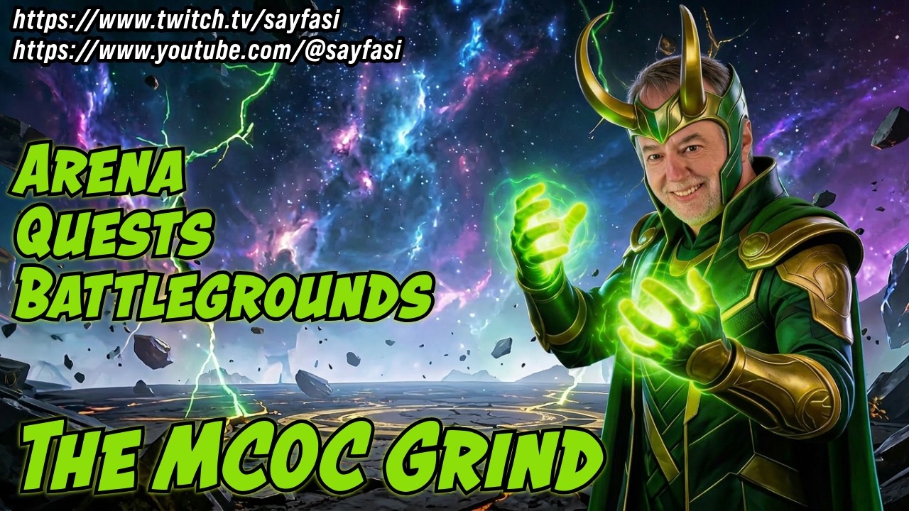 LIVE The MCOC Grind: Arena, Pre-Season Battlegrounds, Abyss Testing, & More! (Drops on Twitch)