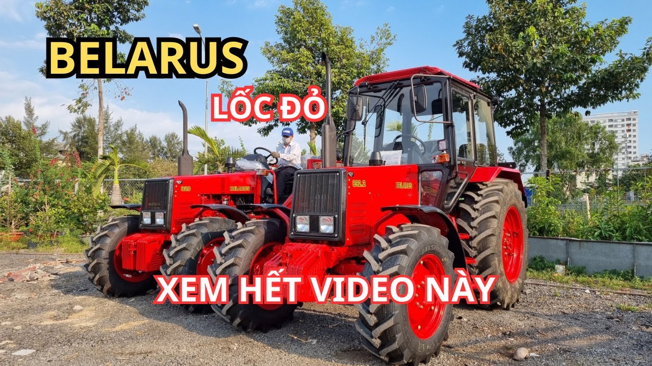 Trình Làng Máy Cày BELARUS 820 và 892.2 Lốc Đỏ 2024 | Định Máy Cày
