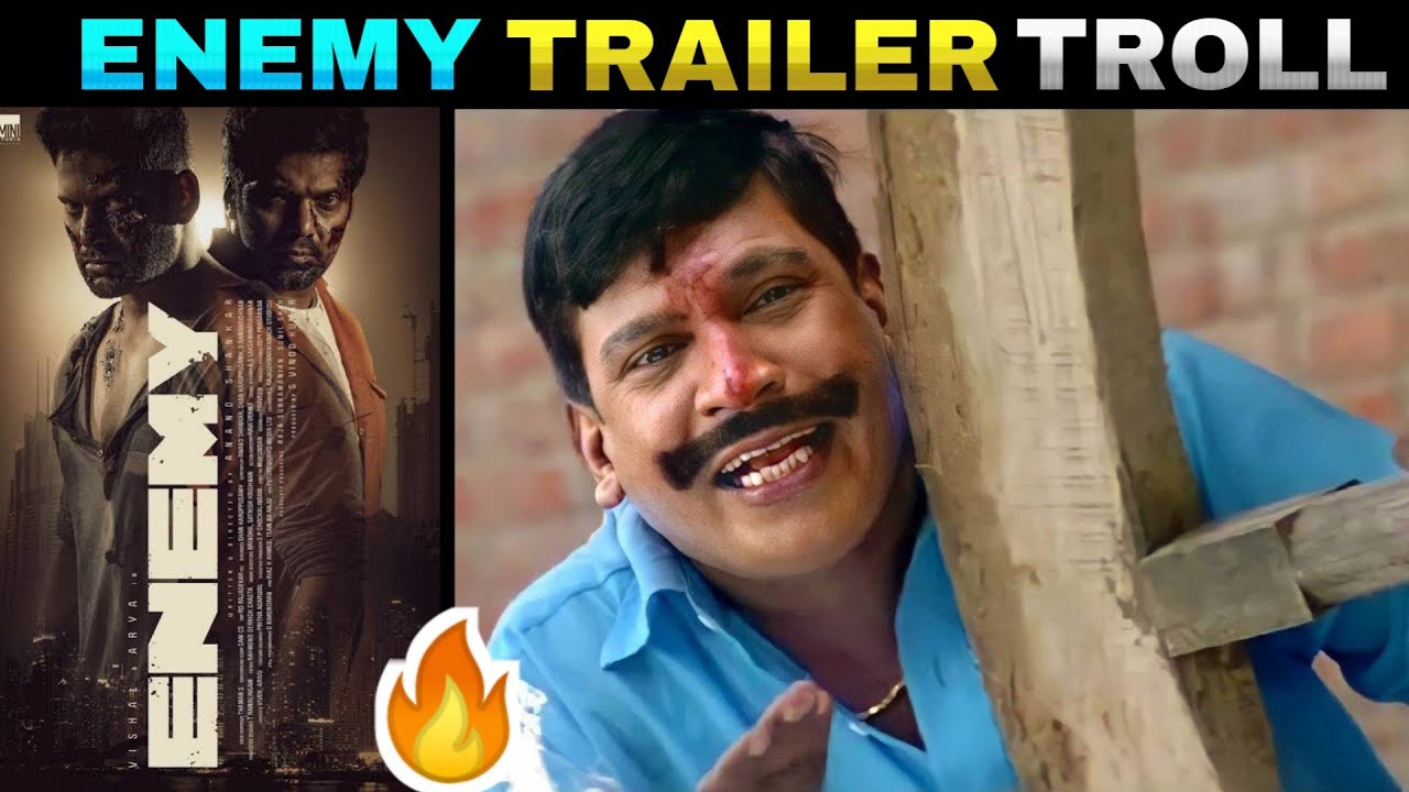 Enemy - Official Trailer |Enemy Trailer Troll|Enemy Trailer Reaction|Vishal|Arya|Enemy