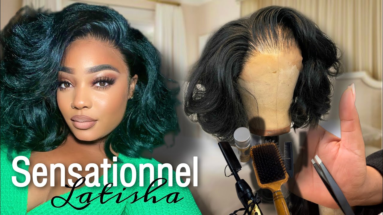 $50 Perfect Synthetic Wig Customization| Latisha Sensationnel What Lace Cloud 9