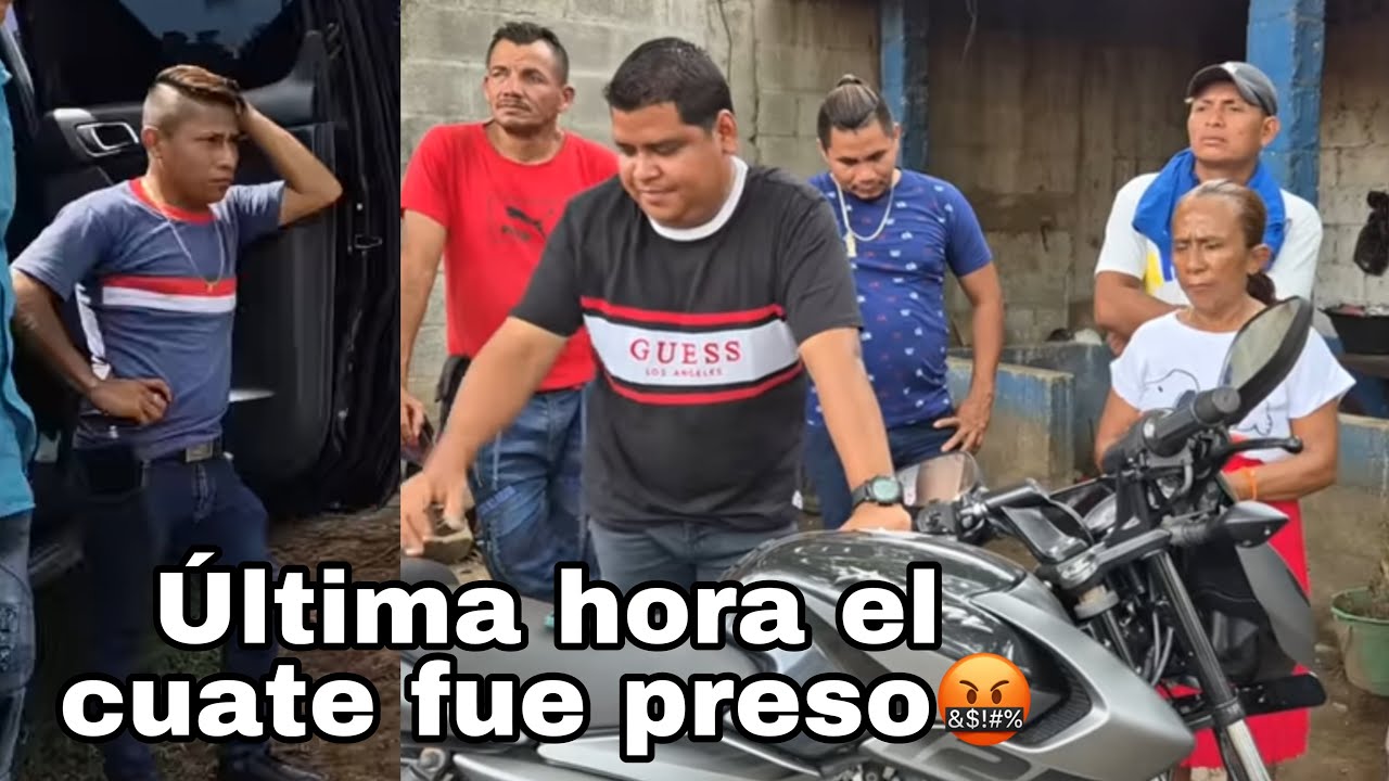Urgente el cuate Se fue Preso? Solo la moto quedó en la Casa De Doña Marta