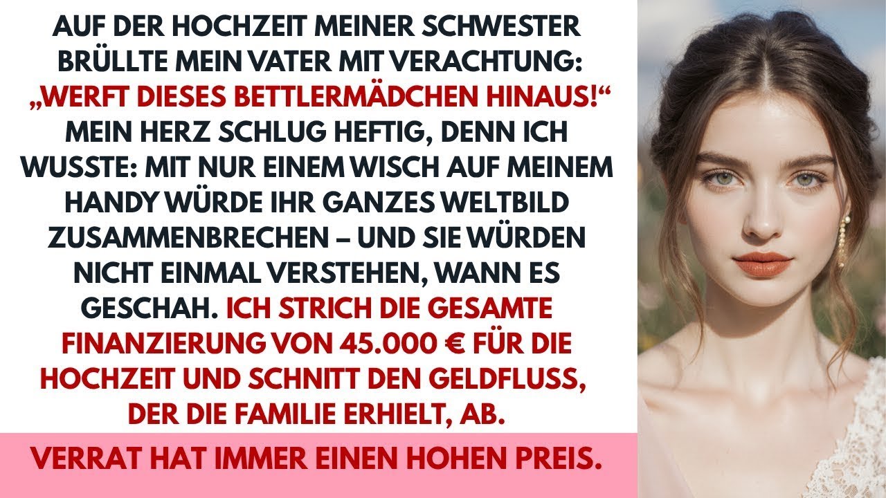 Meine Familie nannte mich Bettlerin – bis ich enthüllte, dass ich ihre ganze Feier bezahlt hatte.