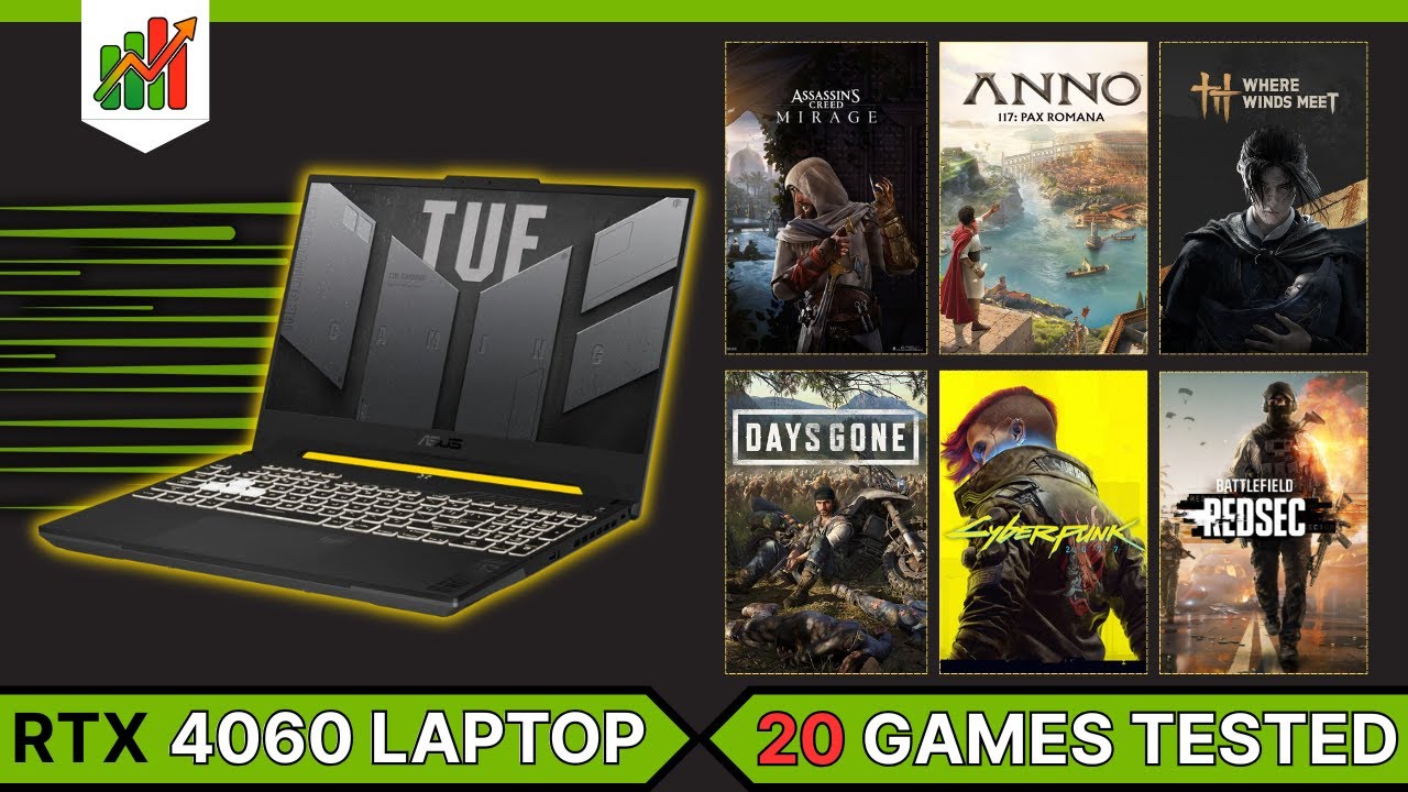 20 Games Tested on RTX 4060 Laptop!