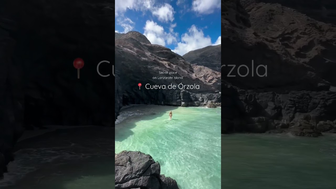 Secret place in Lanzarote 🏝️ #lanzarote #canaryislands