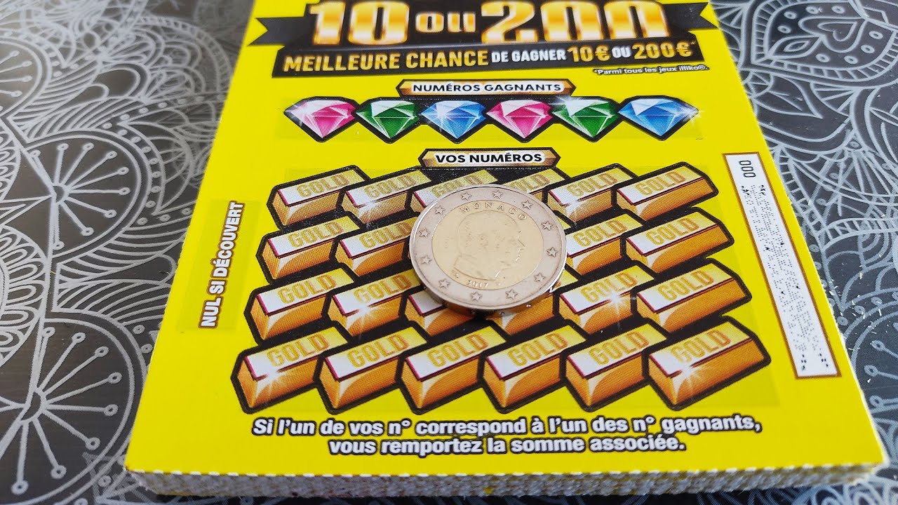 Carnet de grattage FDJ Super 10 ou 200 😉👍