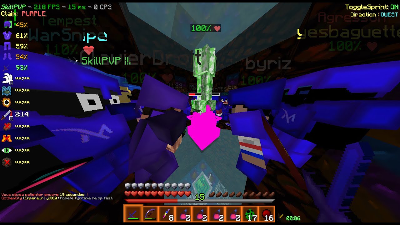TRAPPING MONTAGE + Coeur PURPLE sur SKILLPVP V15 !