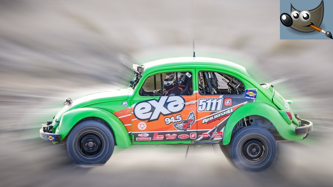 Create a Zoom Motion Blur Effect in Gimp