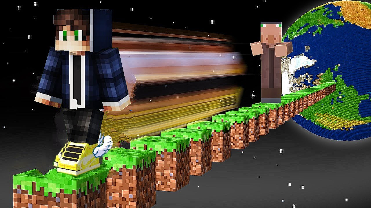 Minecraft, ali putujem 10.000.000 blokova!!