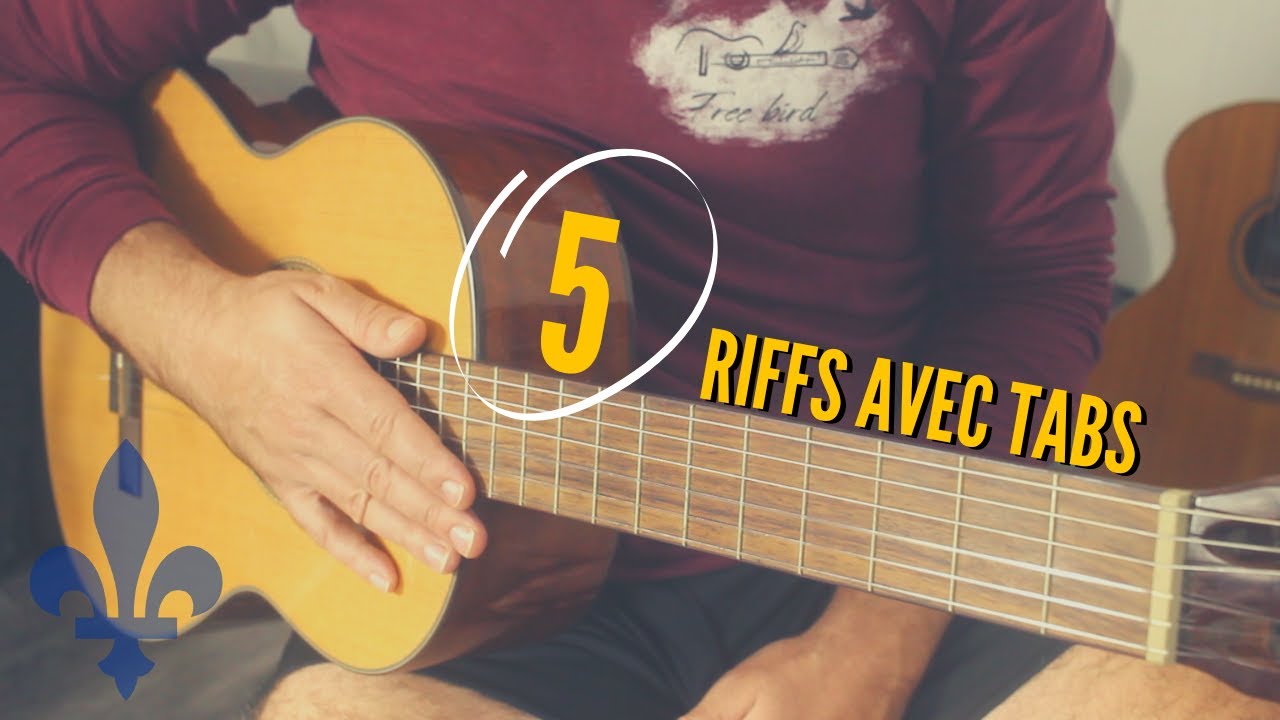 Les 5 Riffs Québécois de Guitare que TOUT LE MONDE vous Demande de Jouer (et comment les jouer)