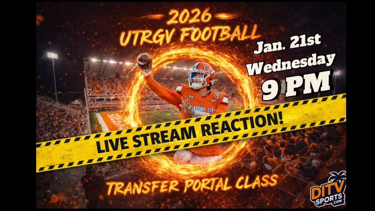 2026 UTRGV Football - Transfer Portal Class | LIVE STREAM REACTION!