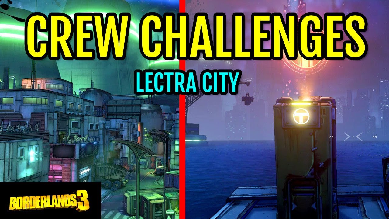 ALL Crew Challenge Locations: Letra City (Planet Promethea) | Borderlands 3