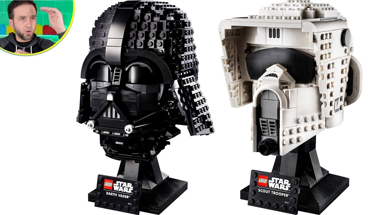 LEGO Star Wars Darth Vader & Scout Trooper helmets: My thoughts on 75304 & 75305