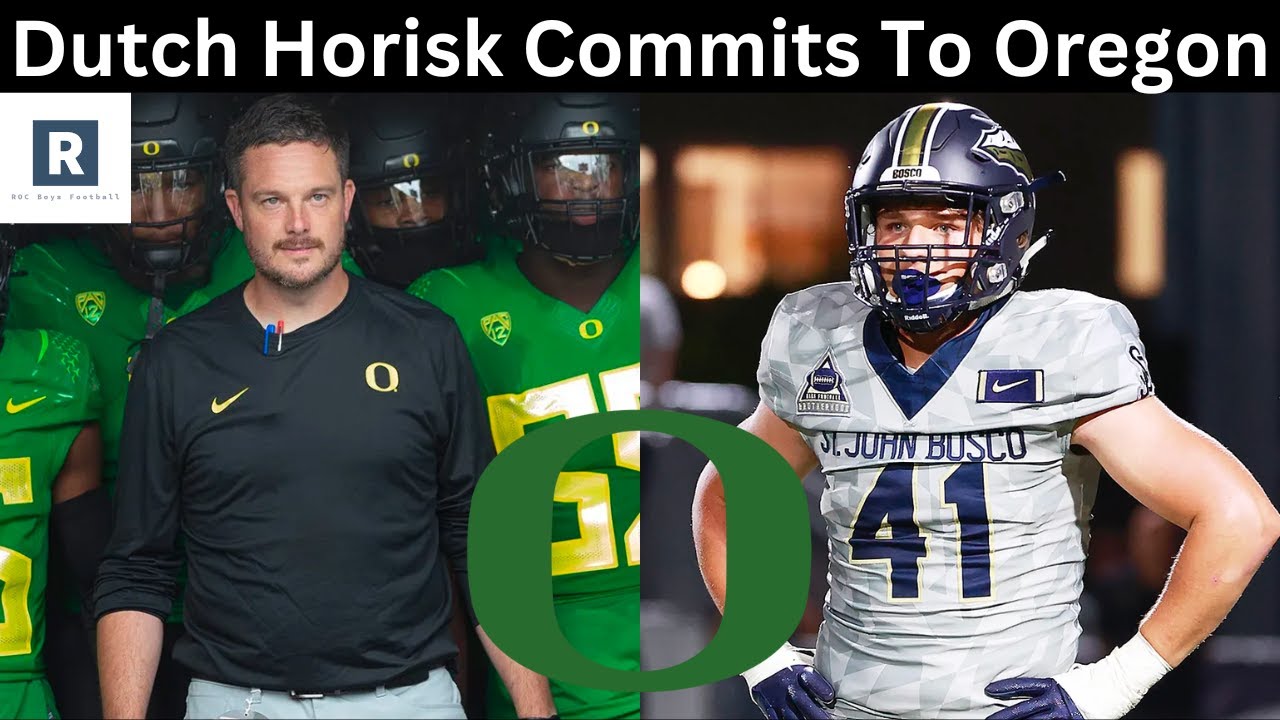 Dutch Horisk Commits To Oregon | Oregon Ducks Football Recruiting News
