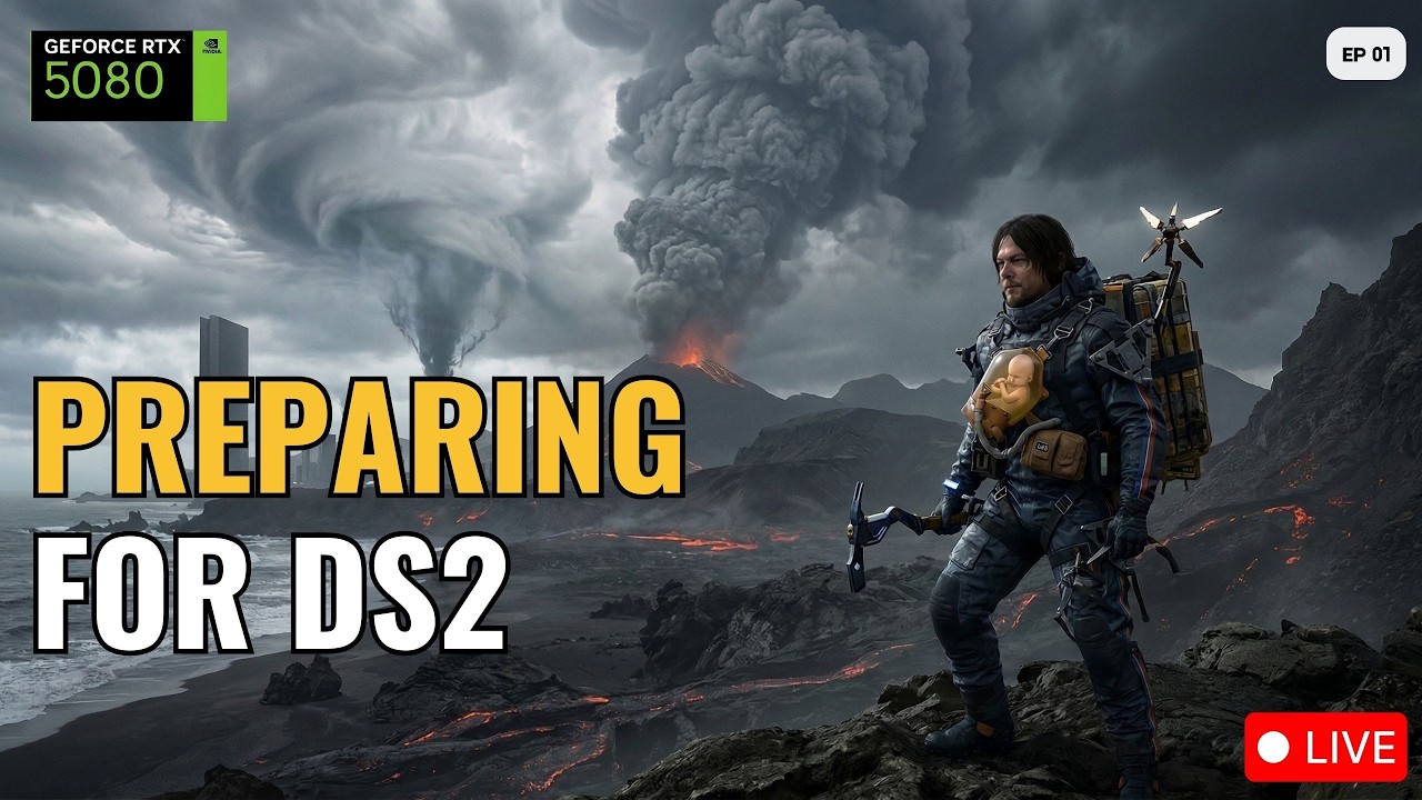 Death Stranding – Preparing for DS2 | Part 1 | Hideo Kojima’s World | RTX 5080 |  LIVE